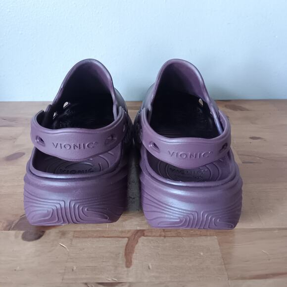Vionic Unisex Wave Rx Recovery Clogs Port Wine /Burgundy Men’s 4/Women's 6 NWD - Picture 7 of 10